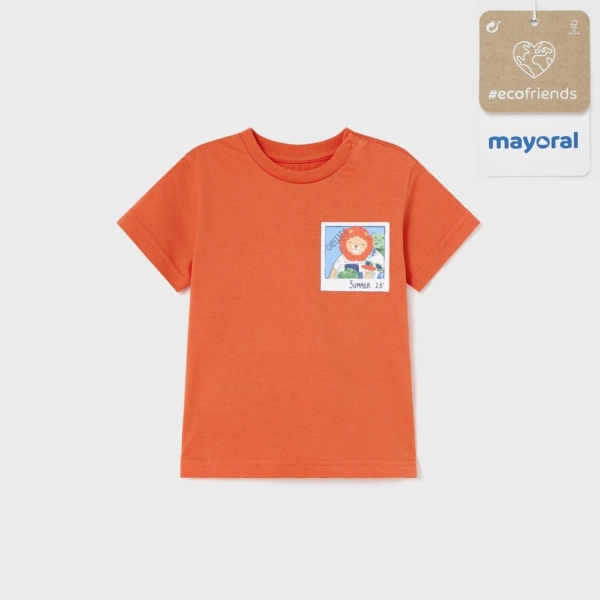 Camiseta manga corta bebé niño MAYORAL Ecofriends con motivo estampado