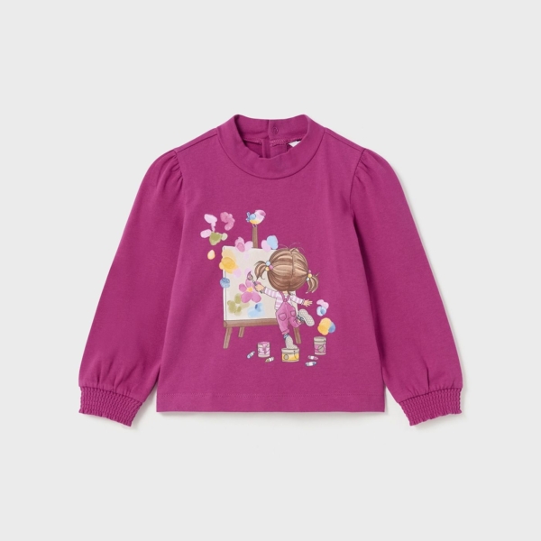 Sudadera de niña MAYORAL Ecofriends con estampado